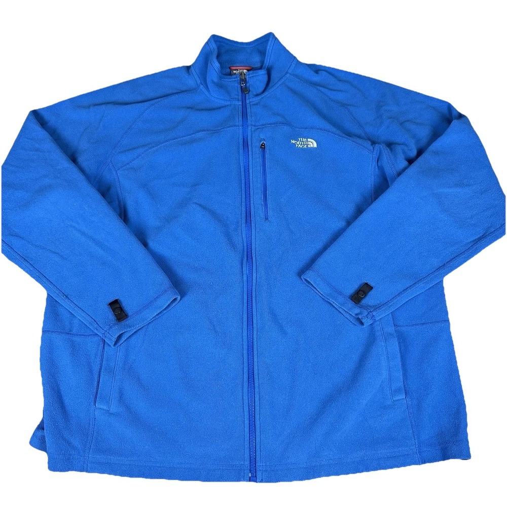 The North Face Jacket Mens XXL Blue Full Zip Fleece Lined
